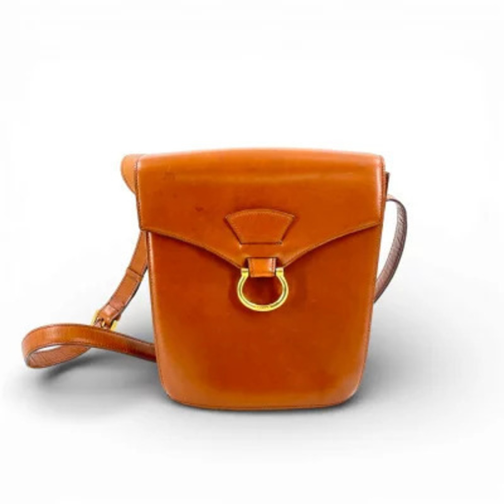Celine Macadam Shoulder Bag Brown
